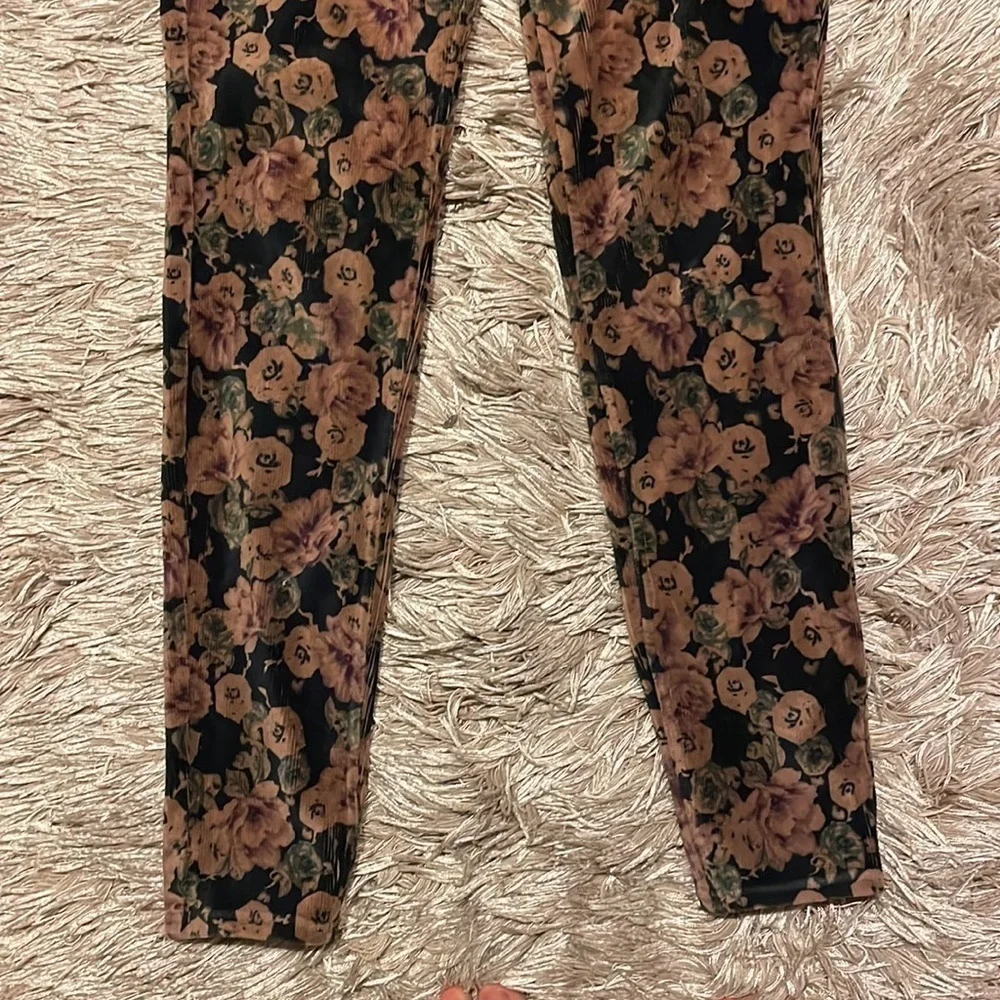 PHILIPPE Matignon Woman’s Velour Stretchy Legging‎ Jeans Size Small